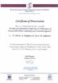 Certificates of Presentation